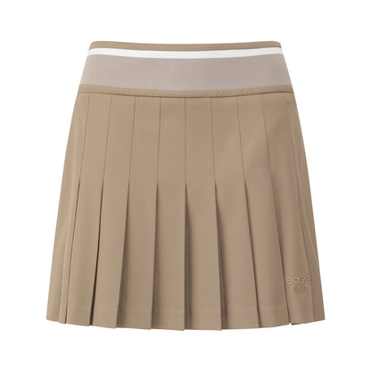 【BOSS GOLF 25SR Woman's】SP W Knit Point Pleats Skirt / camel