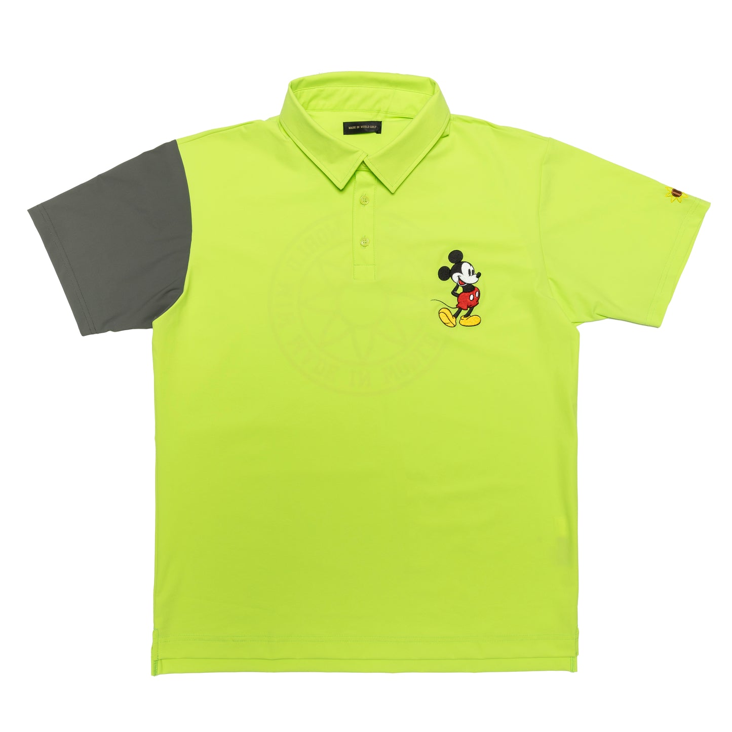 【MADE IN WORLD GOLF'25SS 】Mickey Mouse Short Sleeve Polo(MEN'S)