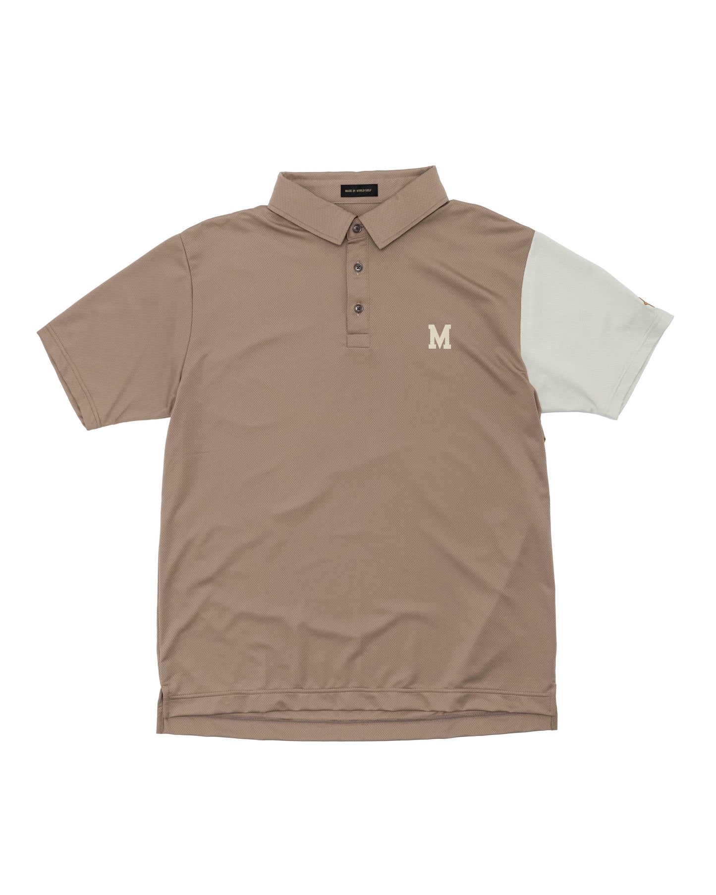 color scheme polo shirt　beige