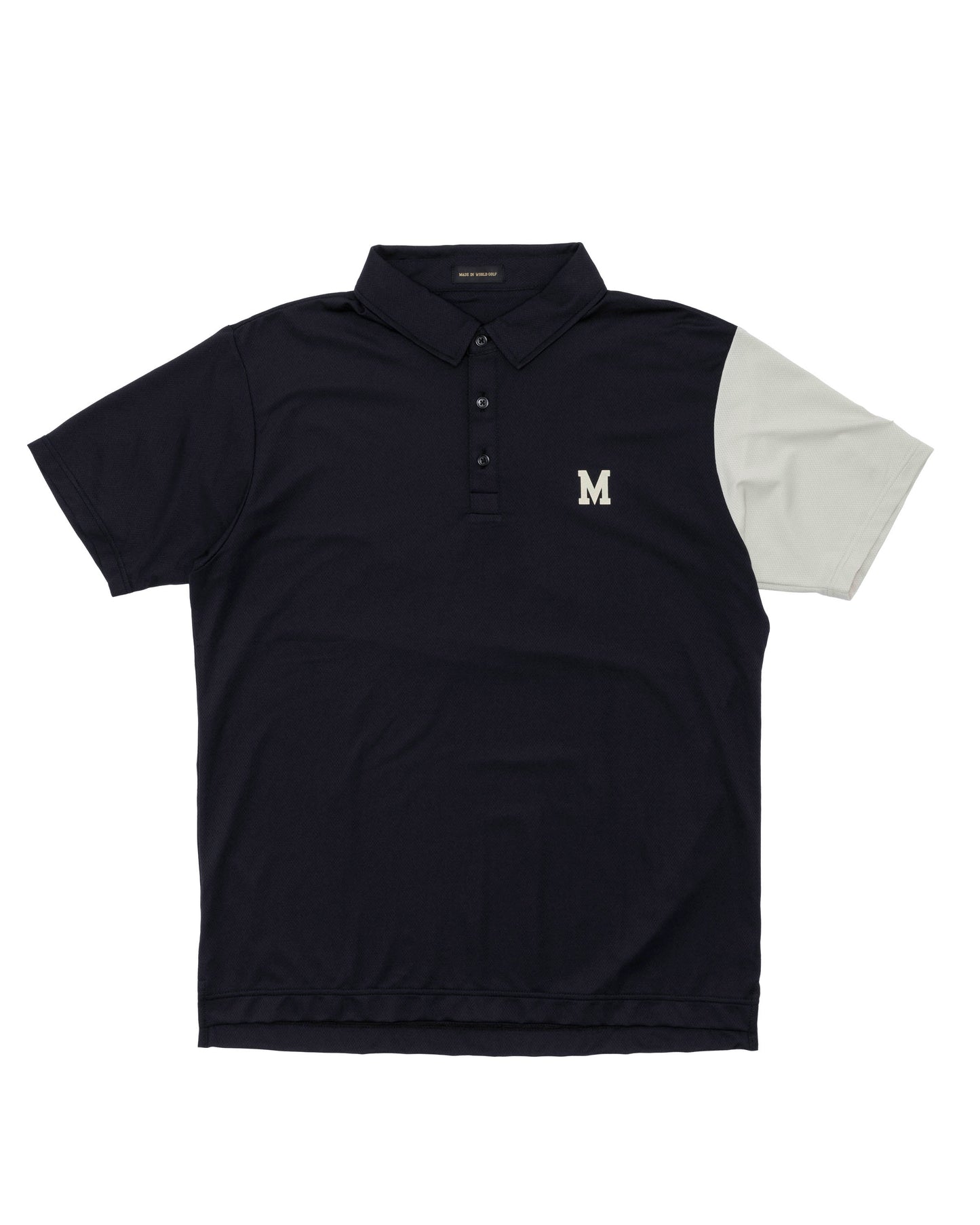 color scheme polo shirt　black