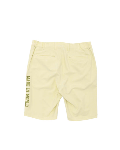 tuck shorts yellow