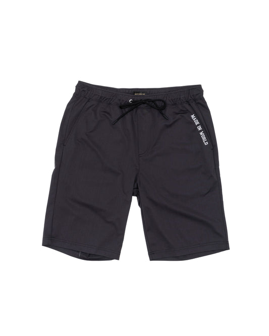 dot mesh short black