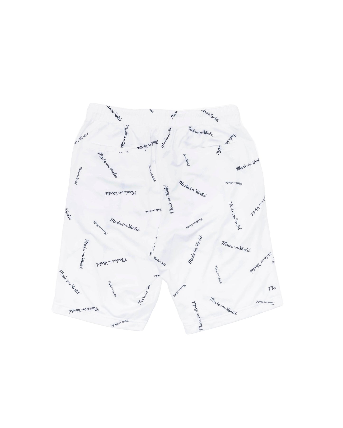 patterned shorts　white