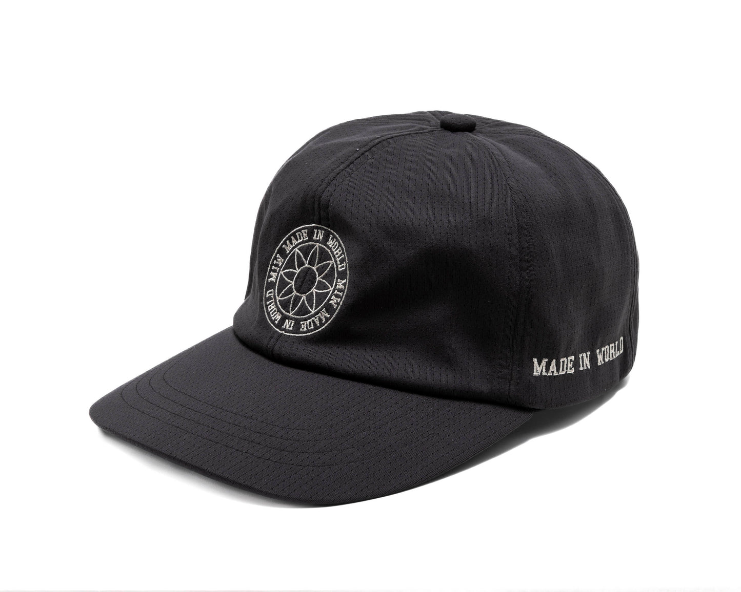 circle logo mesh CAP black