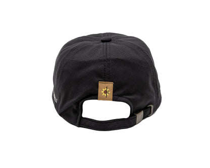 circle logo mesh CAP black