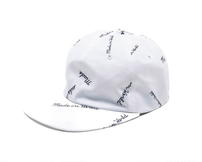 patterned mesh CAP white