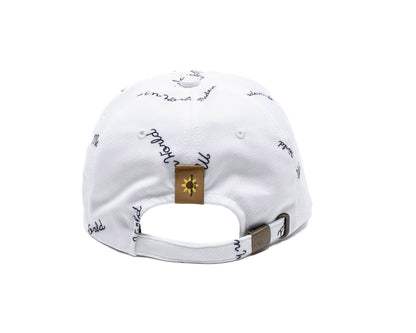 patterned mesh CAP white