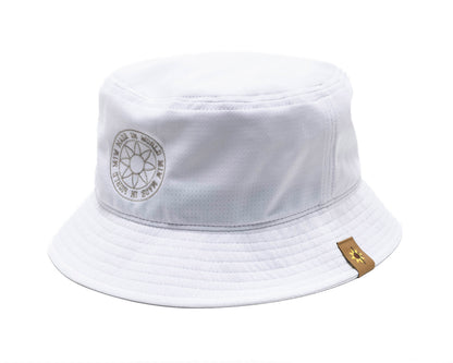 logo mesh HAT white