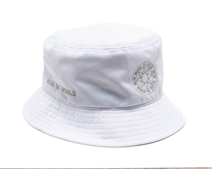 logo mesh HAT white