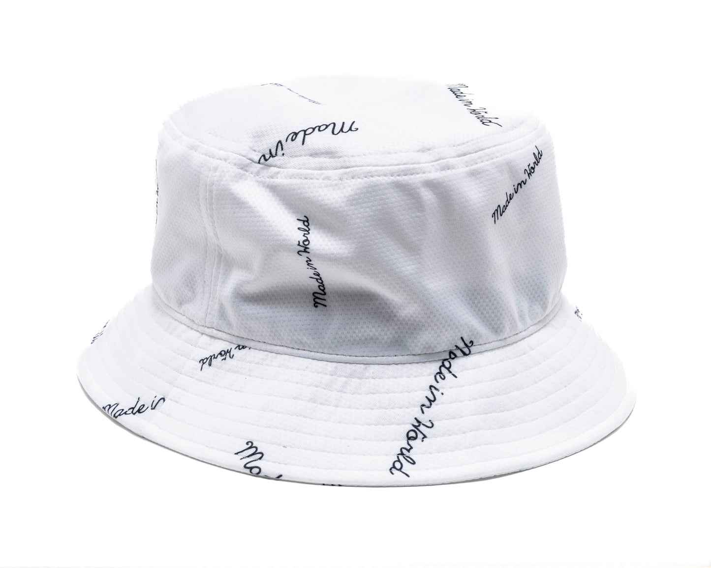 patterned mesh HAT white