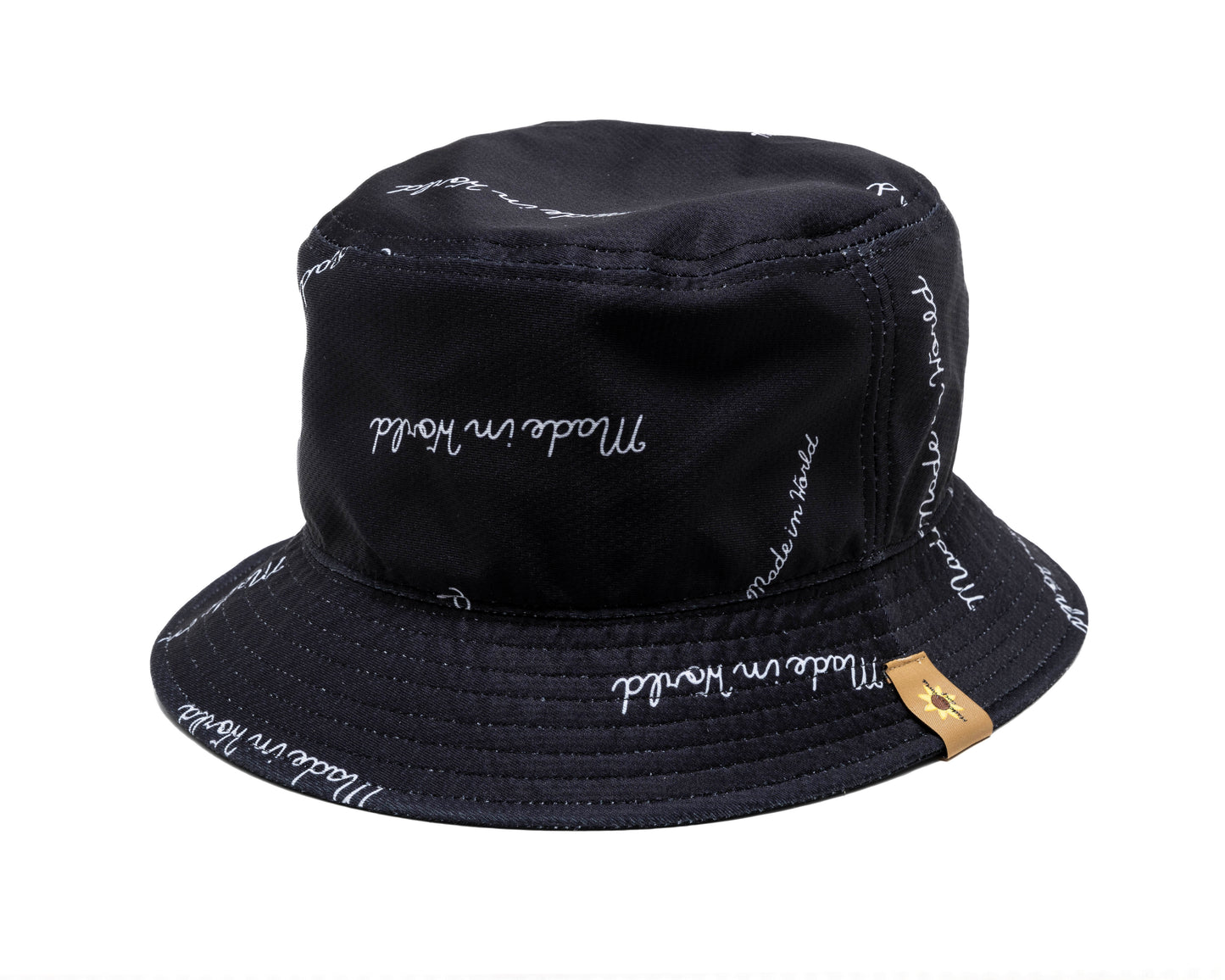 patterned mesh HAT black