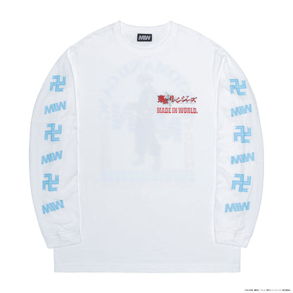 【予約】crew neck long sleeve tee（Chifuyu）white