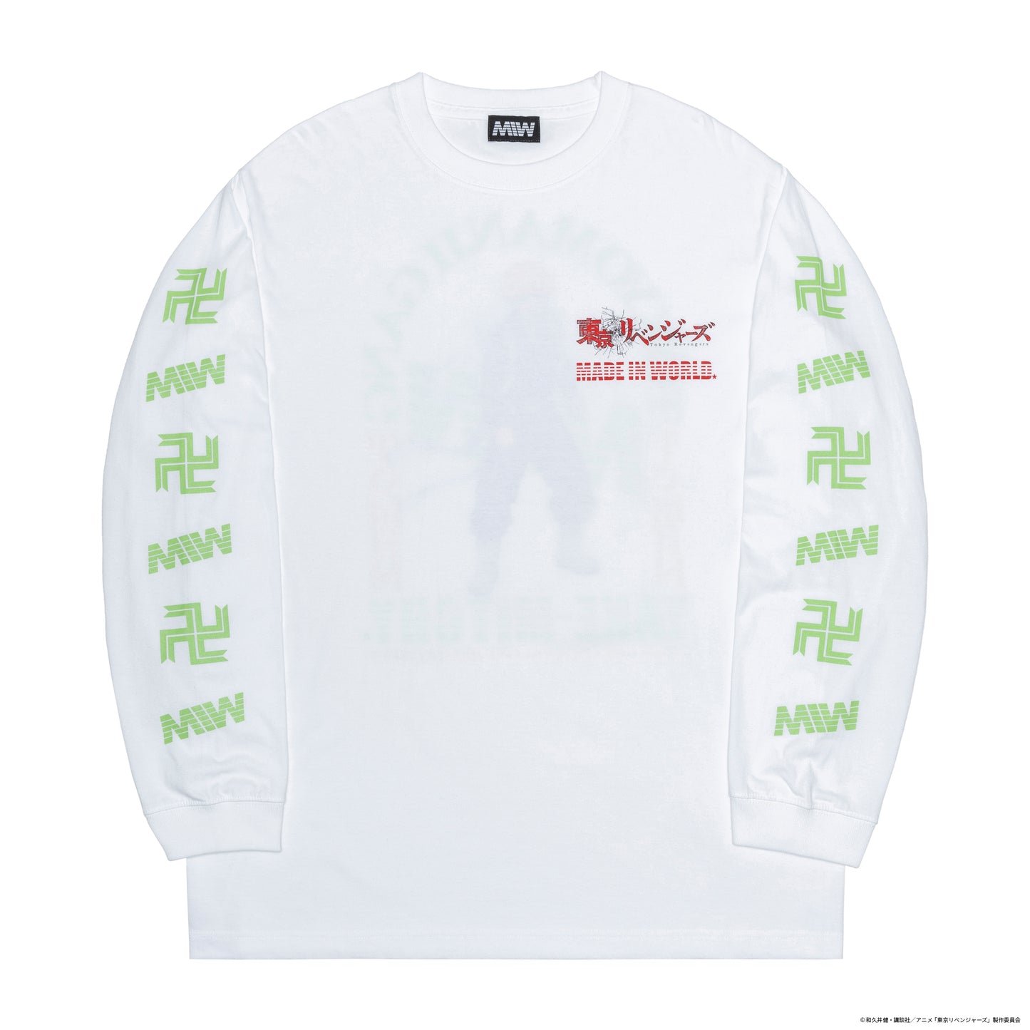 【予約】crew neck long sleeve tee（Takemichi）white