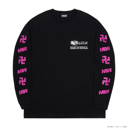 【予約】crew neck long sleeve tee（Draken）black