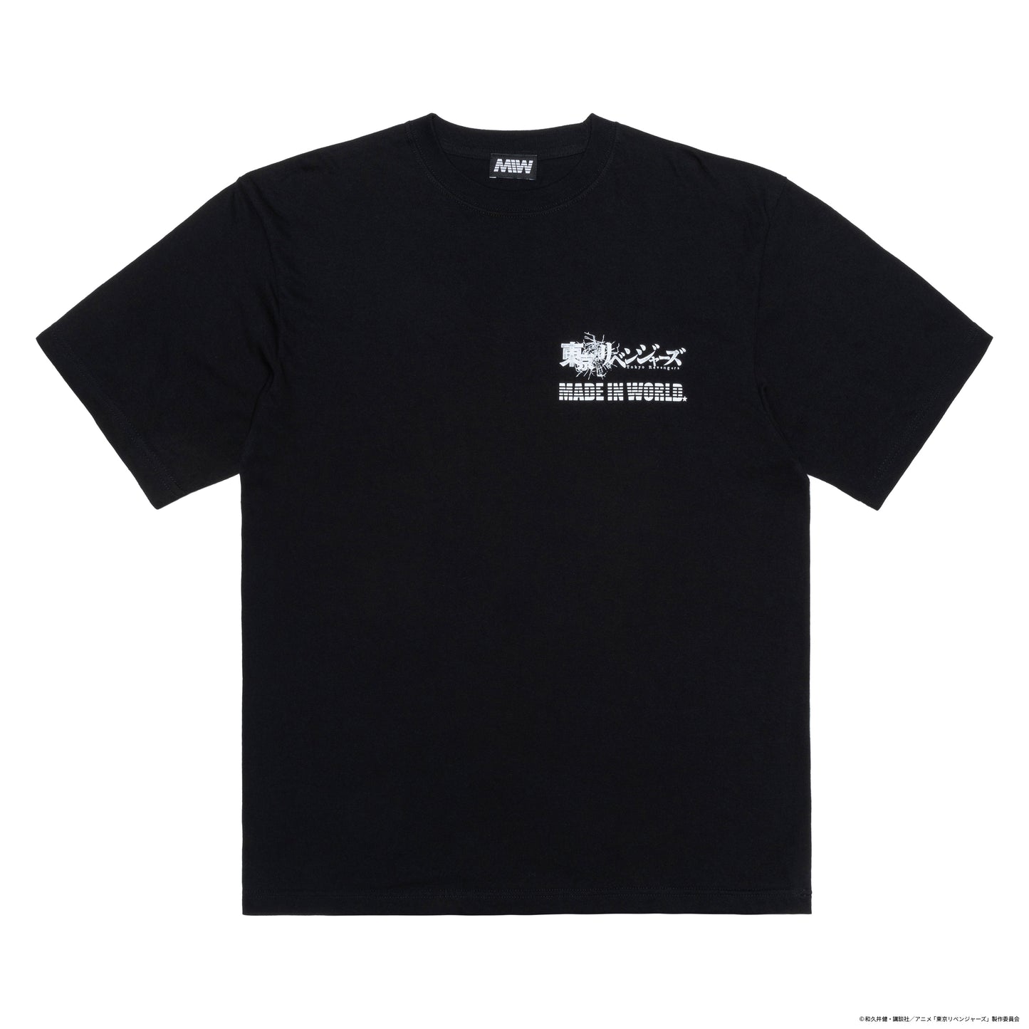 【予約】crew neck tee（HIDE）black