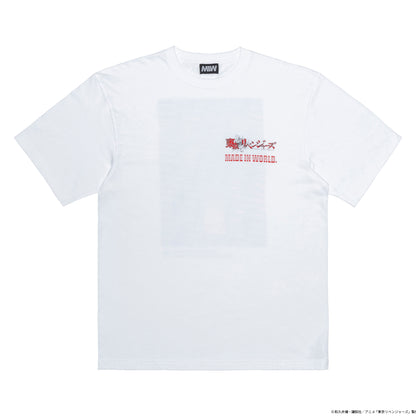 【予約】crew neck tee（HIDE）white