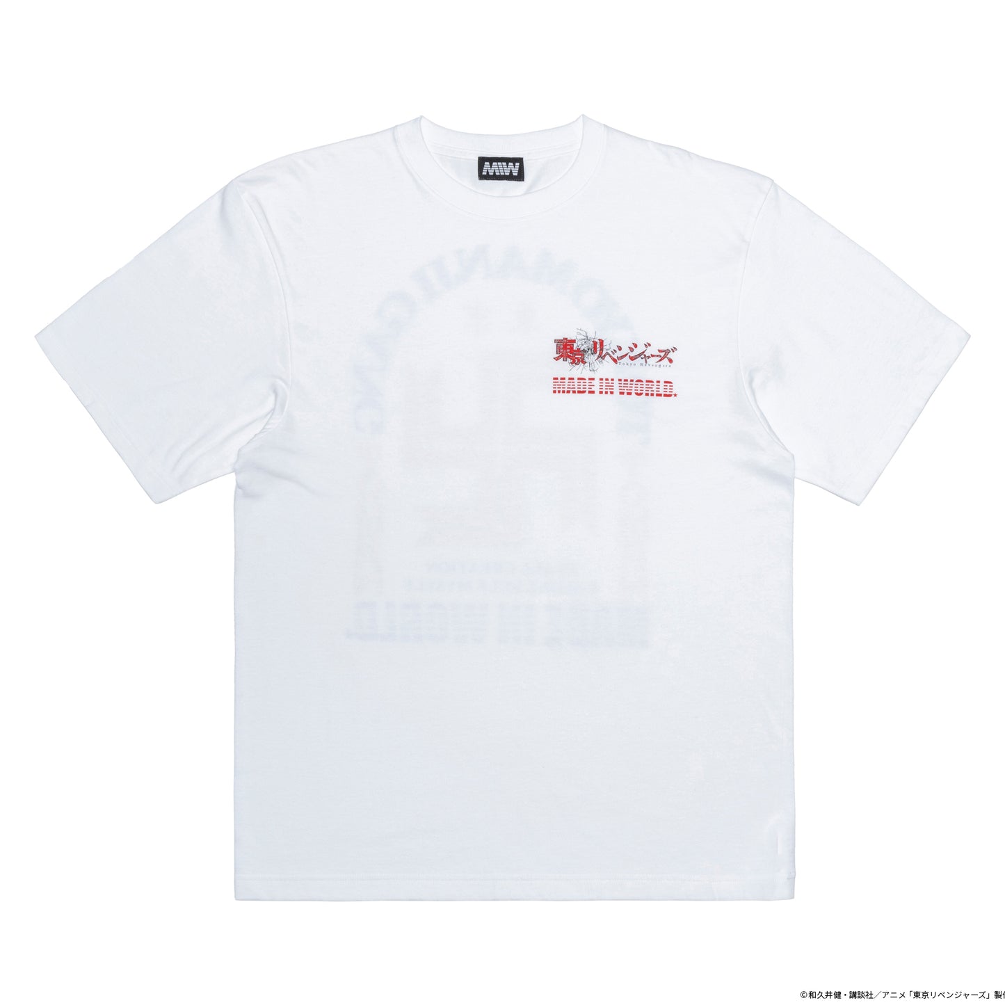 【予約】crew neck tee（TOKYO-REVENGERS LOGO）white