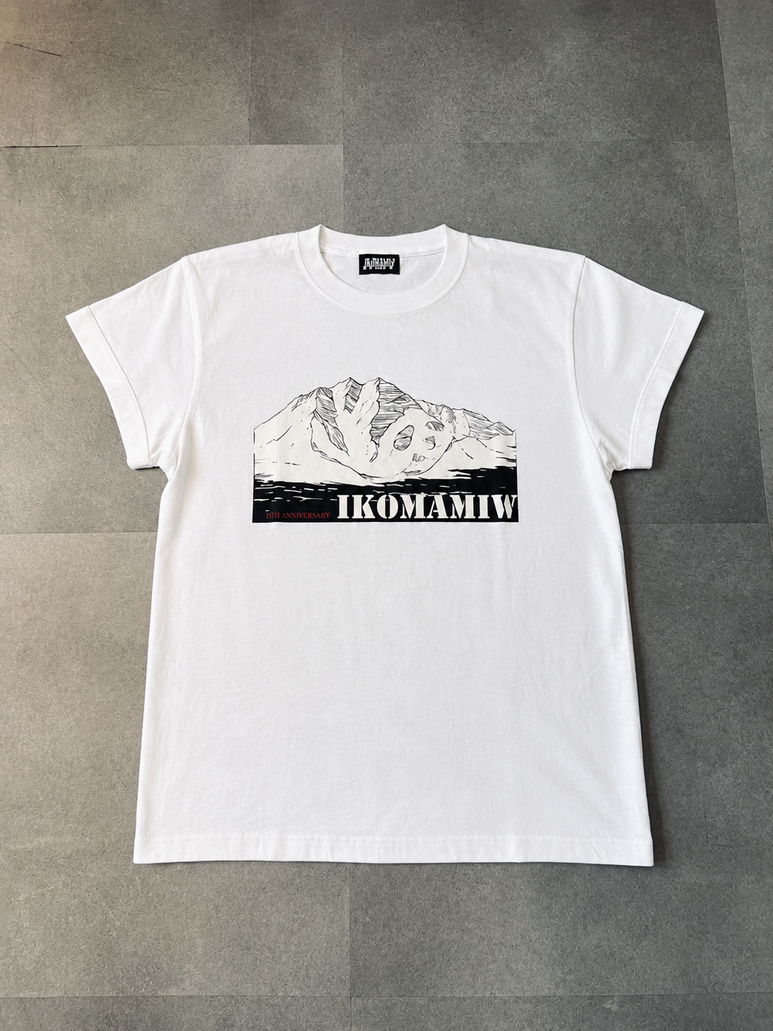 生駒里奈 × MIW COLLABORATION T-SHIRT WHITE