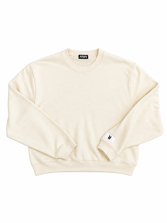 crew neck sweat（R）IVORY