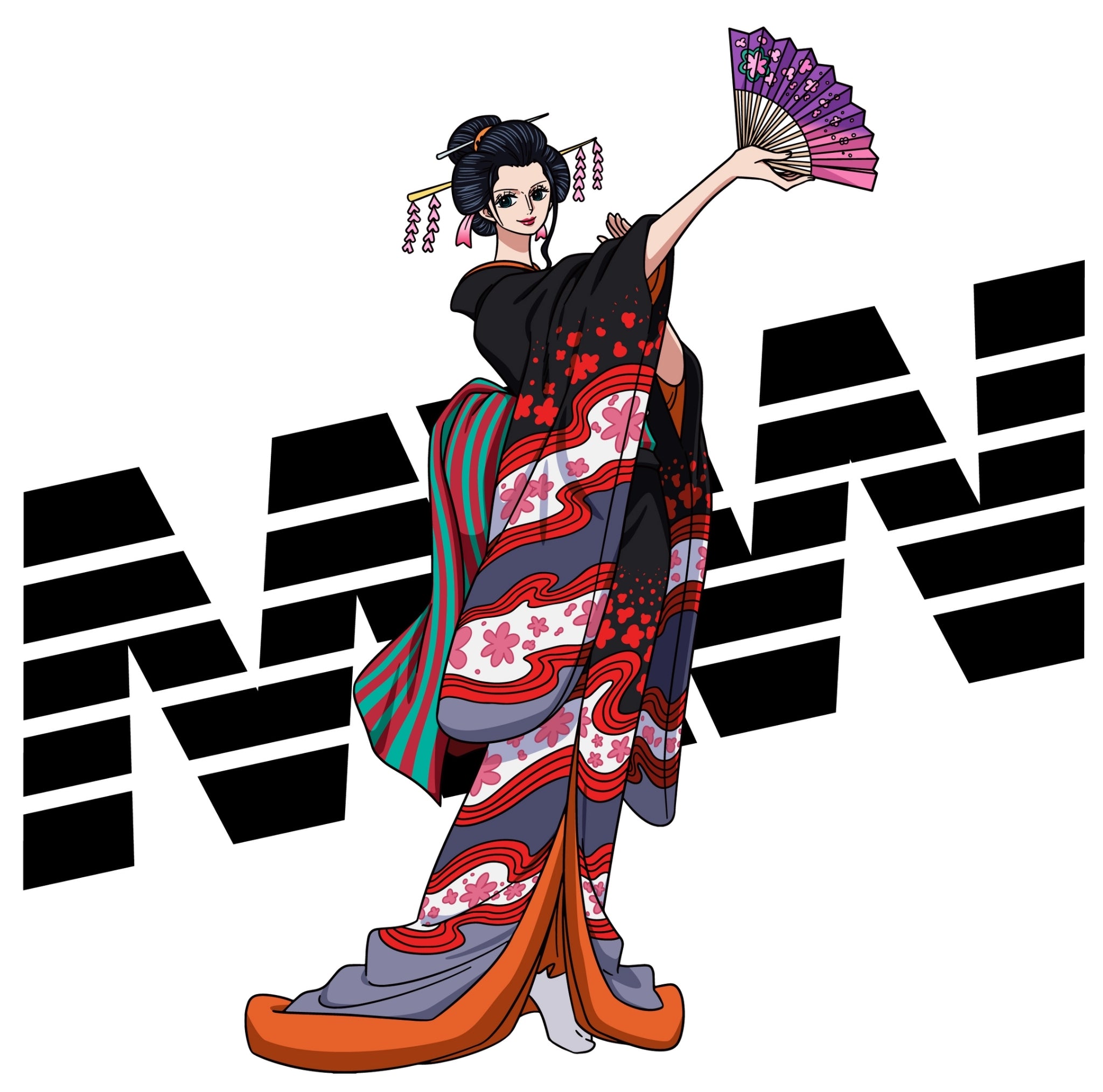 ONE PIECE H.O.O.K. ナミ2種 転がら ニコ・ロビン 2種