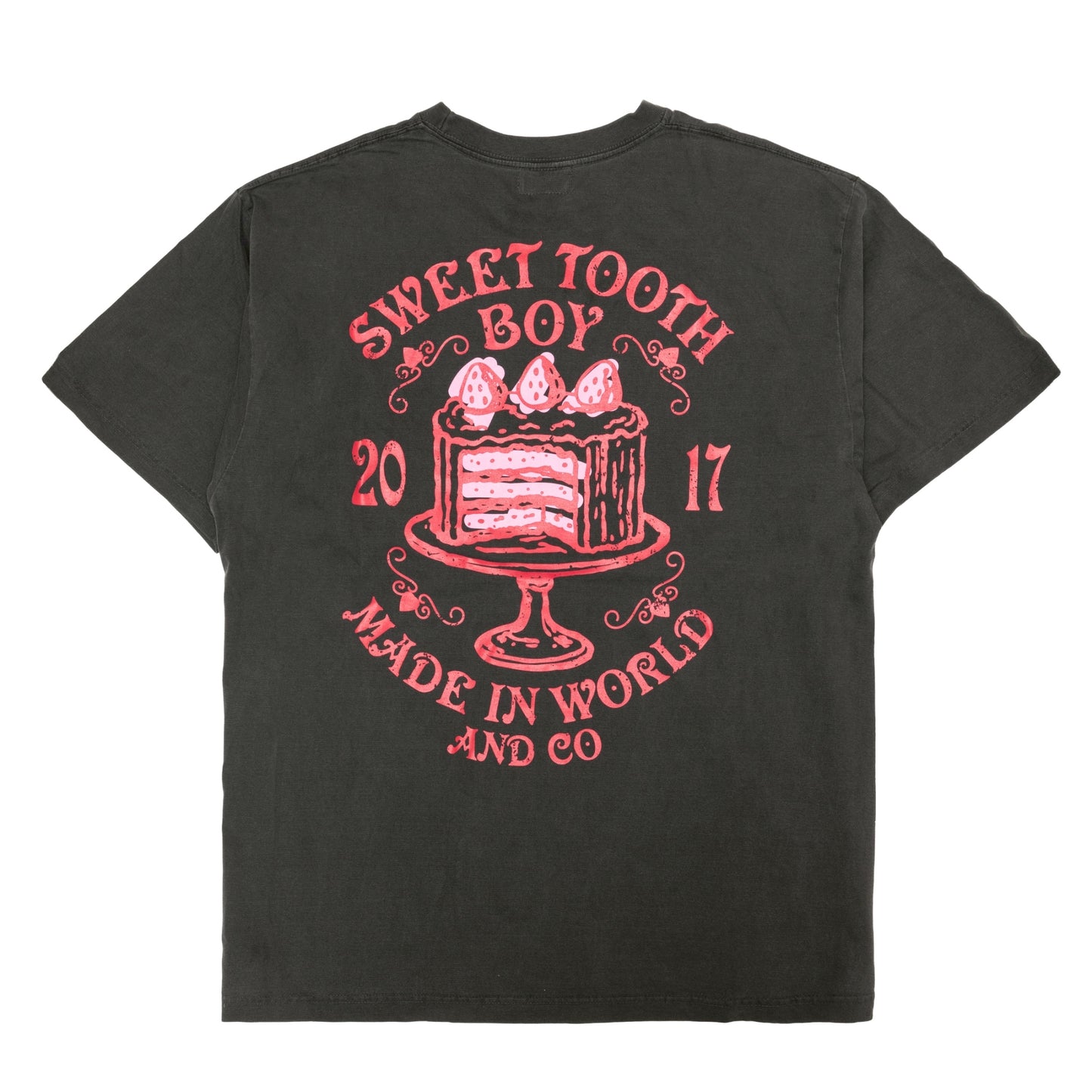 甘党男子×MADE IN WORLD&CO  TEE（cake）