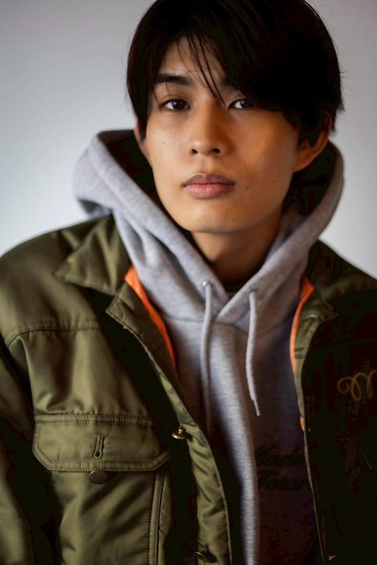 nylon trucker jacket