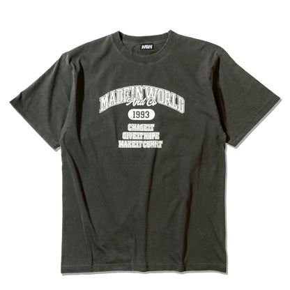 AKIHIRO YAMAUCHI　crew neck tee(college logo)　Sumikuro