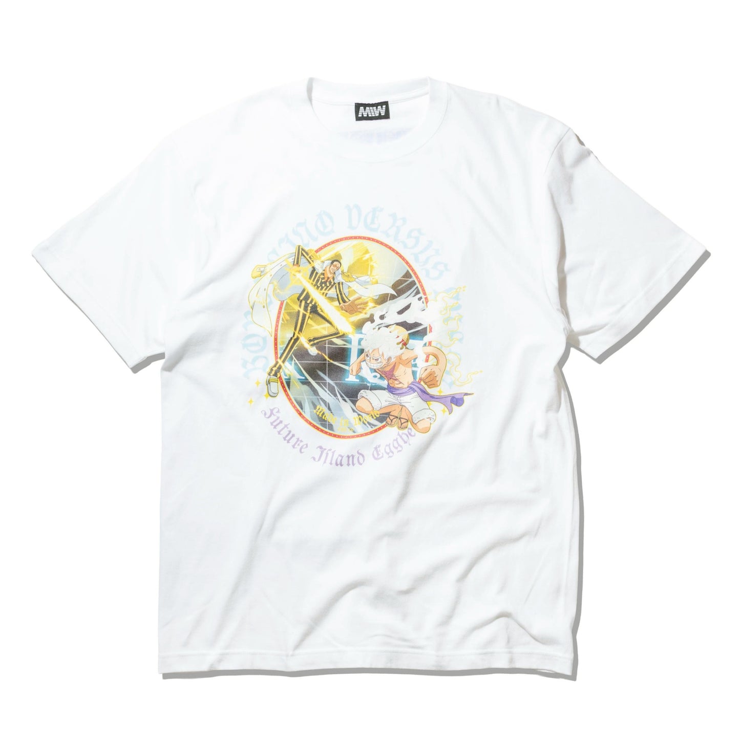 BORSALINO VS LUFFY TSHIRT WHITE ONE PIECE × MIW Collaboration