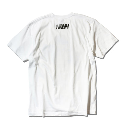 川越にこ × MIW CHARACTER GRAPHIC T-SHIRT  WHITE