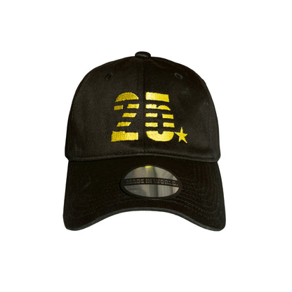 川越にこ × MID “25” LOGO CAP BLAC×YELLOW