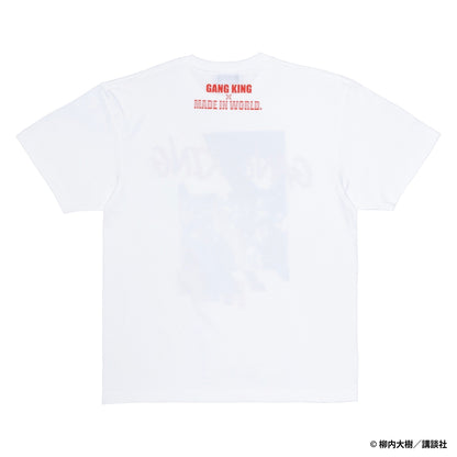 【予約】GANGKING crewneck tee(baragaku)white