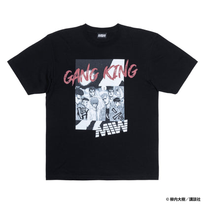 【予約】GANGKING crewneck tee(baragaku)black