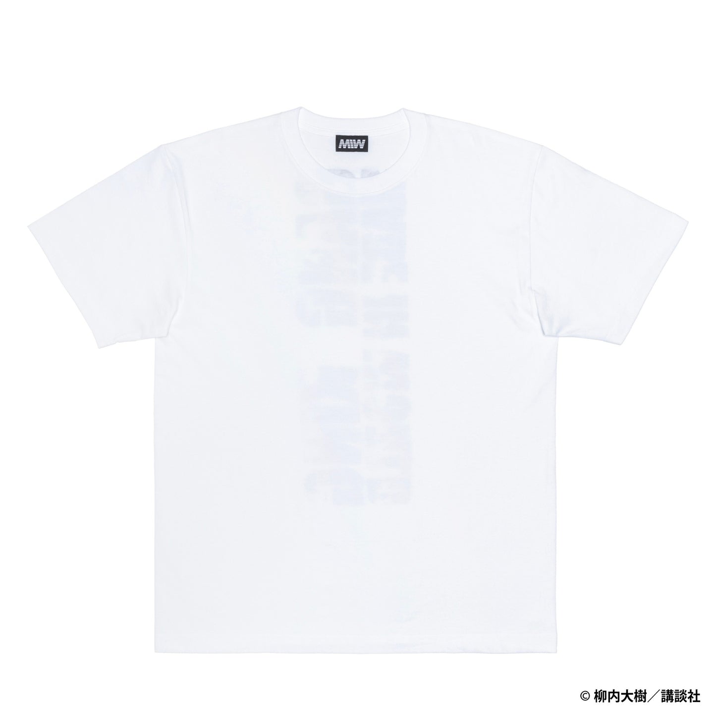 【予約】GANGKING crewneck tee(hide back) white