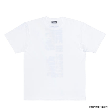 【予約】GANGKING crewneck tee(hide back) white