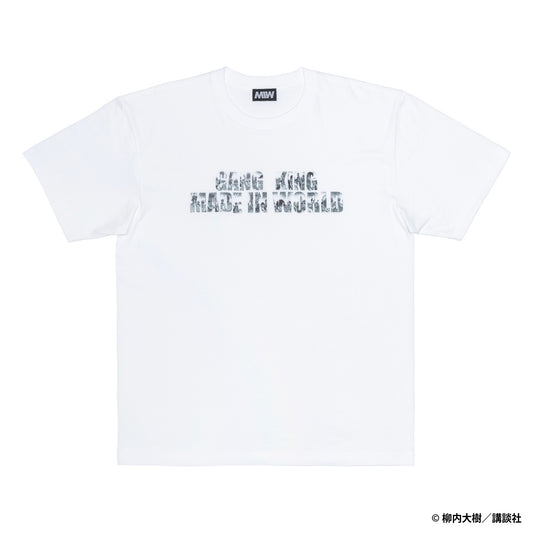 【予約】GANGKING crewneck tee(hide front) white