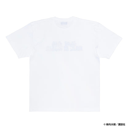 【予約】GANGKING crewneck tee(hide front) white