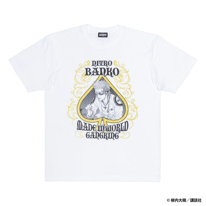 【予約】GANGKING crewneck tee(banko) white