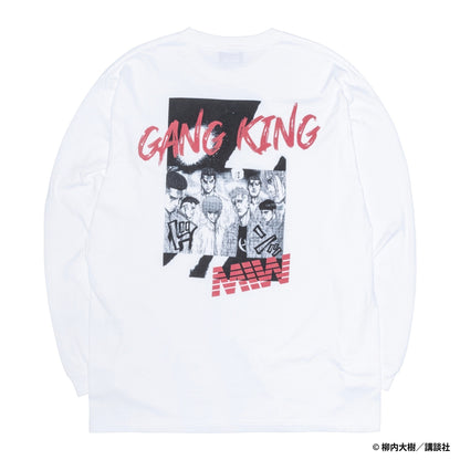 【予約】GANGKING long sleeve tee(baragaku)white