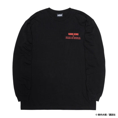 【予約】GANGKING long sleeve tee(baragaku)black