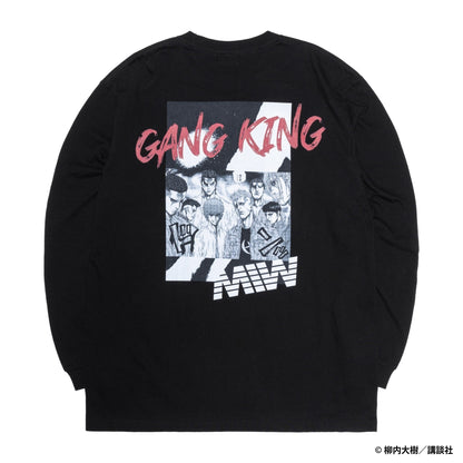 【予約】GANGKING long sleeve tee(baragaku)black