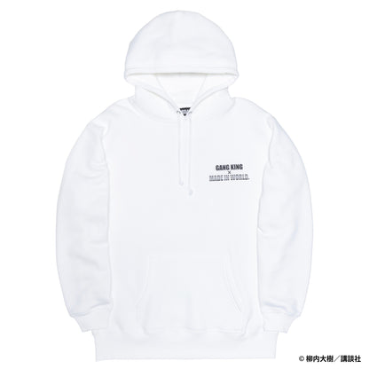 【予約】GANGKING pullover (hide back)white