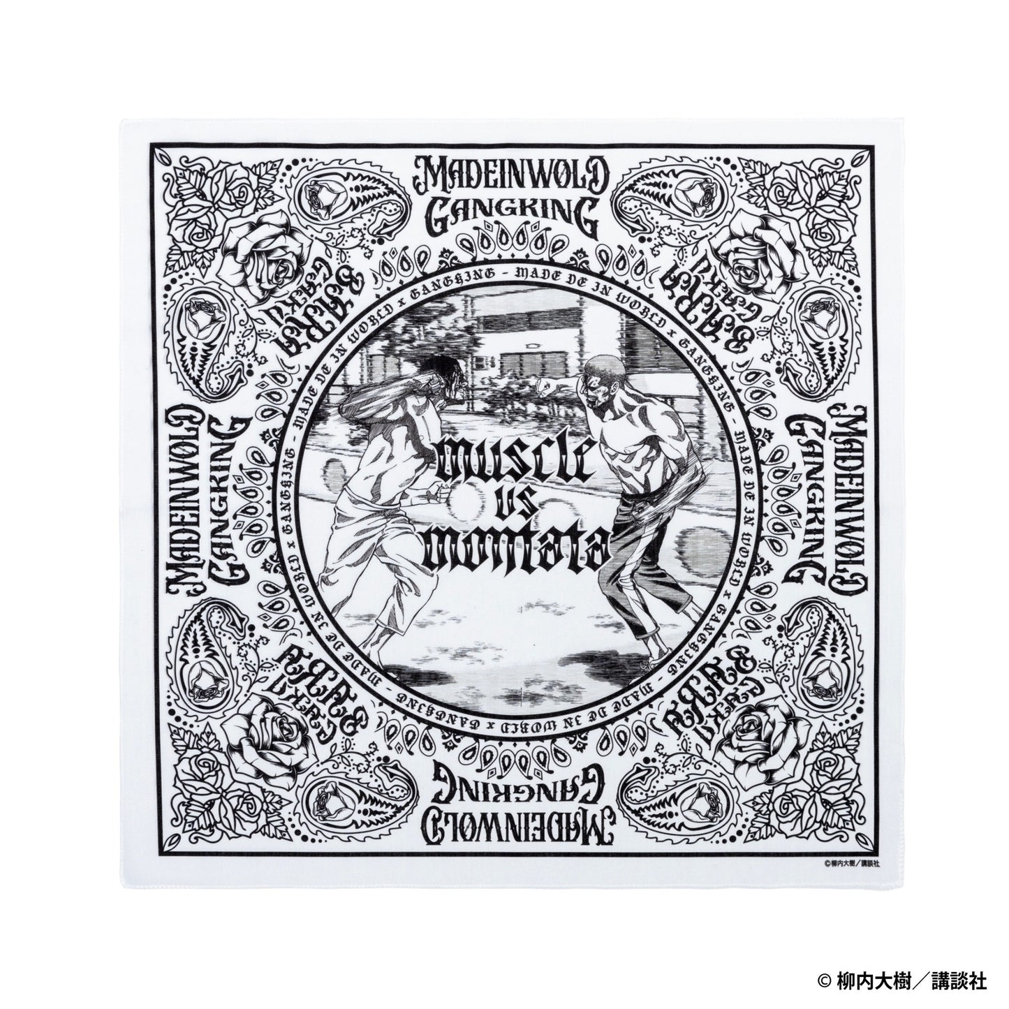 【予約】GANGKING (bandana) white