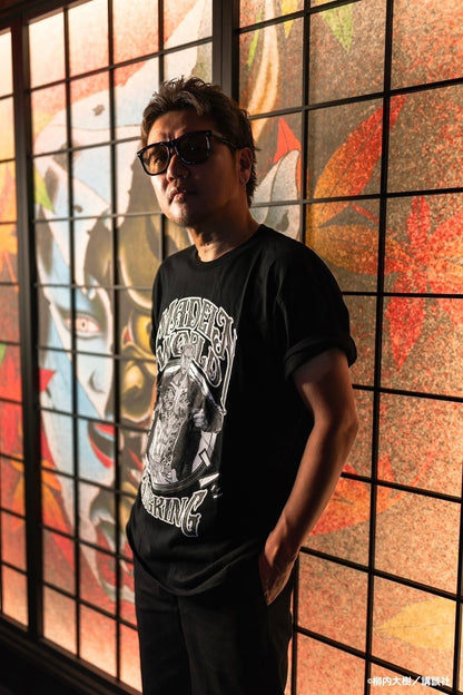 【予約】GANGKING crewneck tee(Jimmy) black