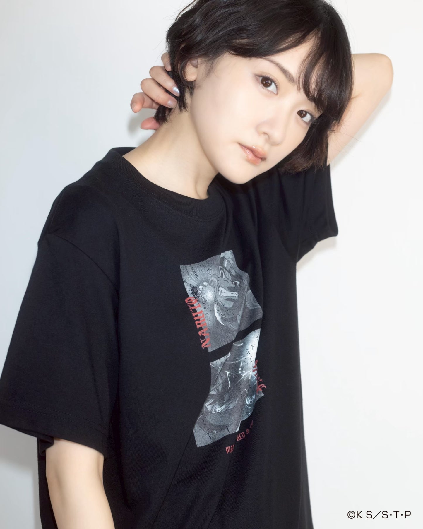 NARUTO vs SASUKE tee BLACK
