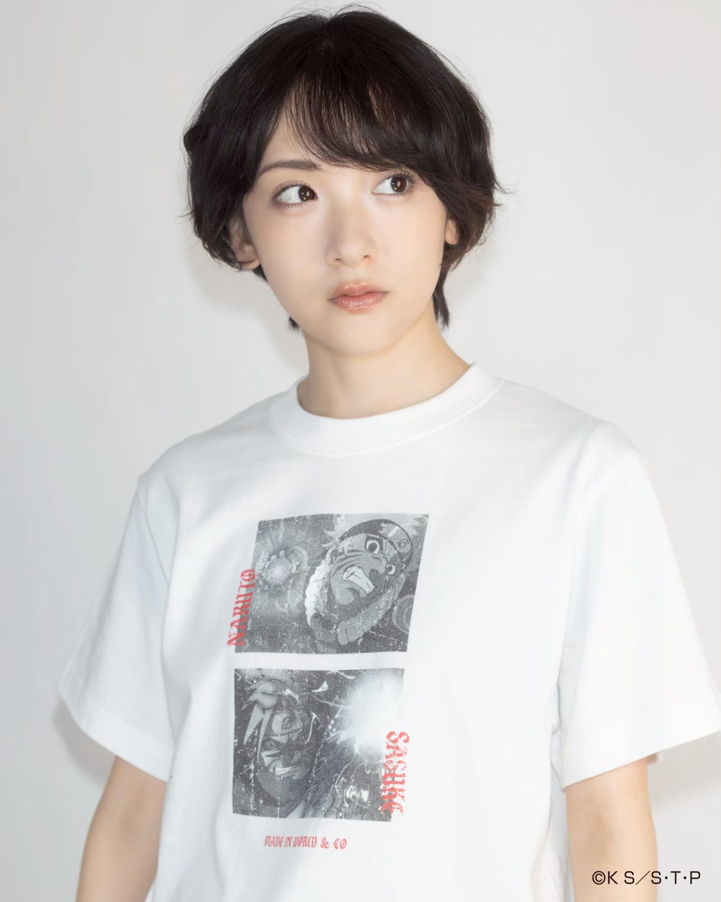 NARUTO vs SASUKE tee WHITE