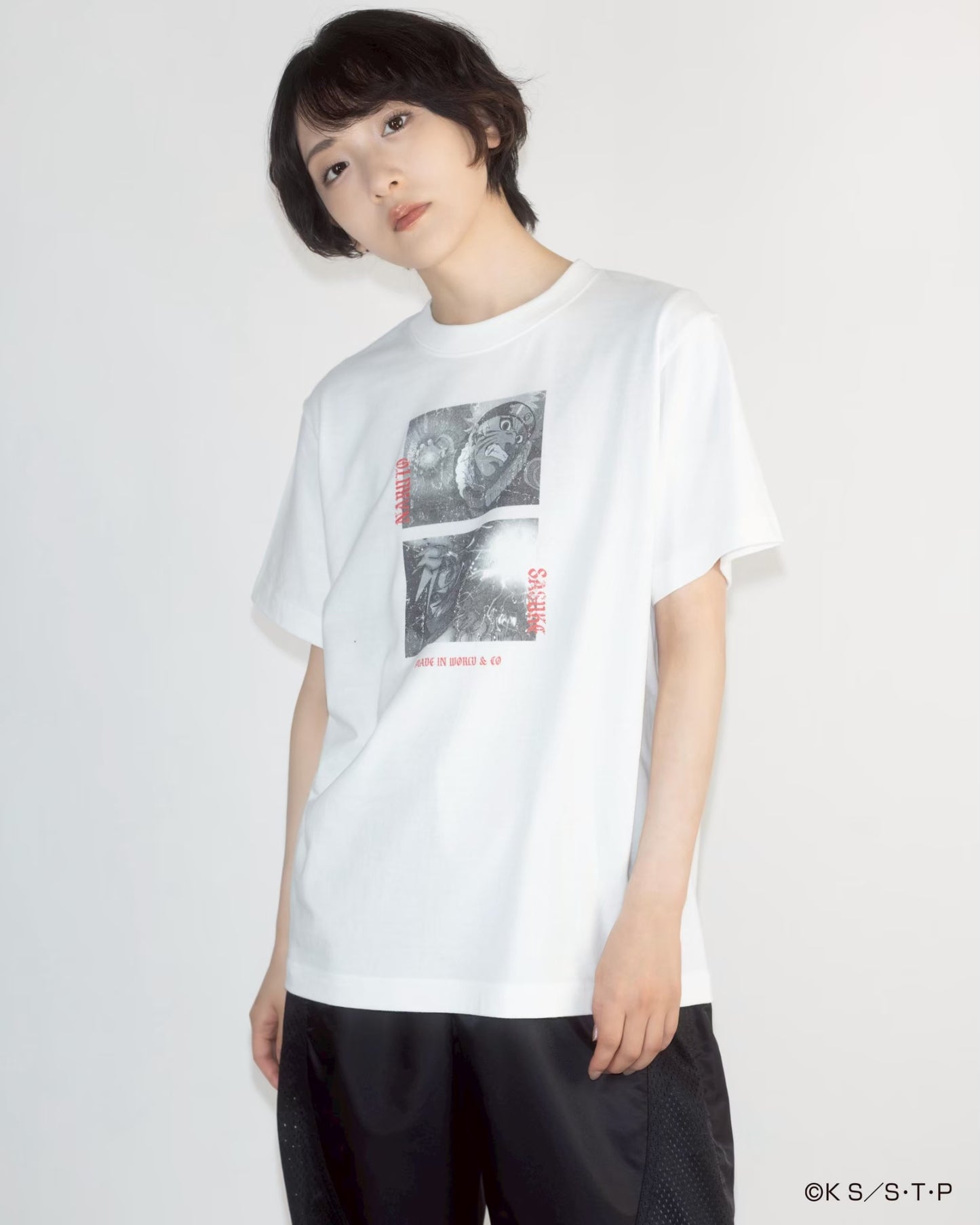 NARUTO vs SASUKE tee WHITE