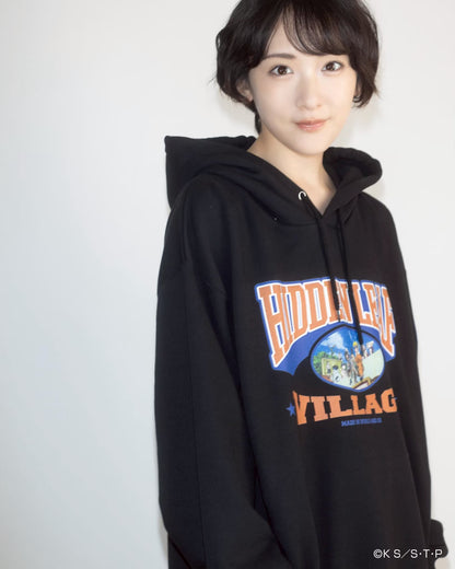 HIDDEN LEAF VILLAGE HOODIE BLACK