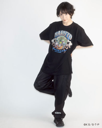 HIDDEN LEAF VILLAGE tee BLACK