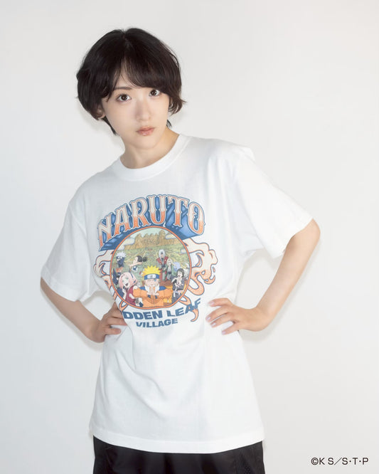 HIDDEN LEAF VILLAGE tee WHITE