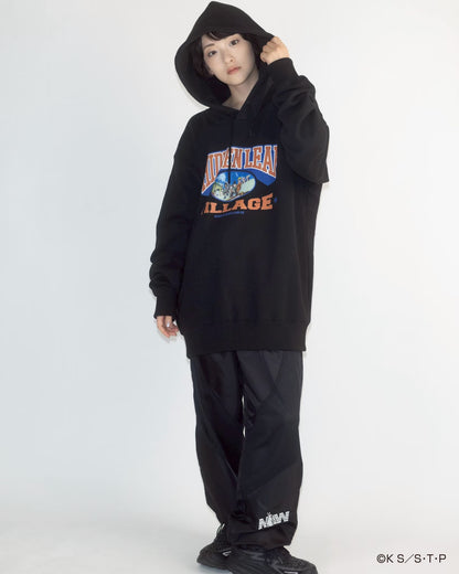 HIDDEN LEAF VILLAGE HOODIE BLACK